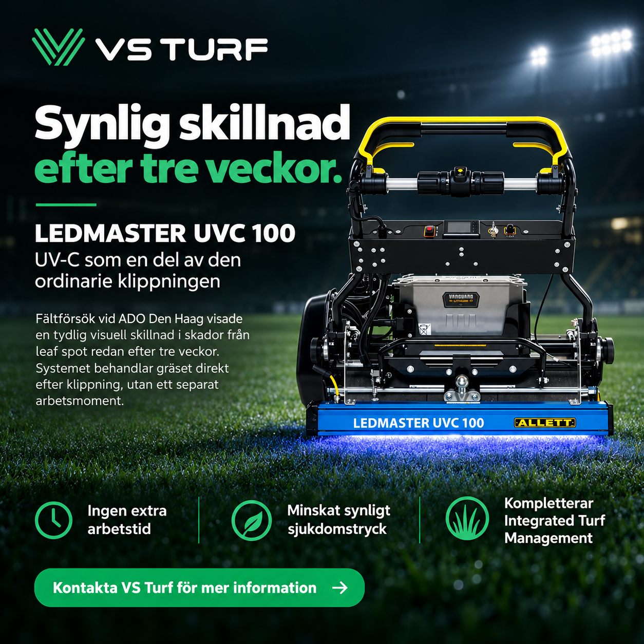 Allett Mowers LEDMASTER UVC 100